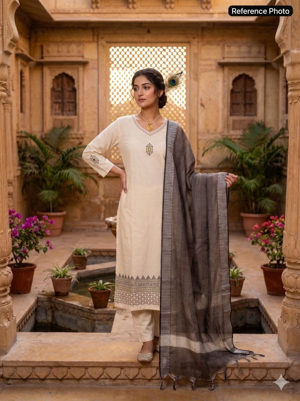 Designers Kurti Pent Dupatta Set