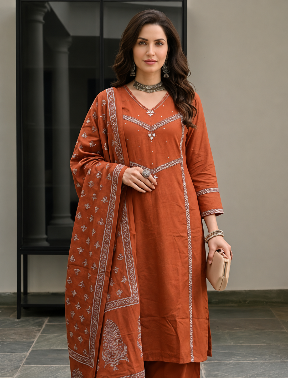 Ethnic Suit Set for Festive & Casual Wear