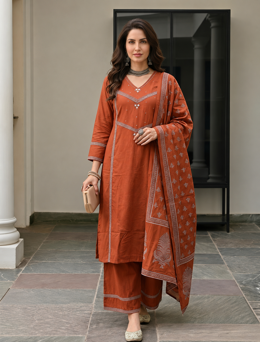 Ethnic Suit Set for Festive & Casual Wear