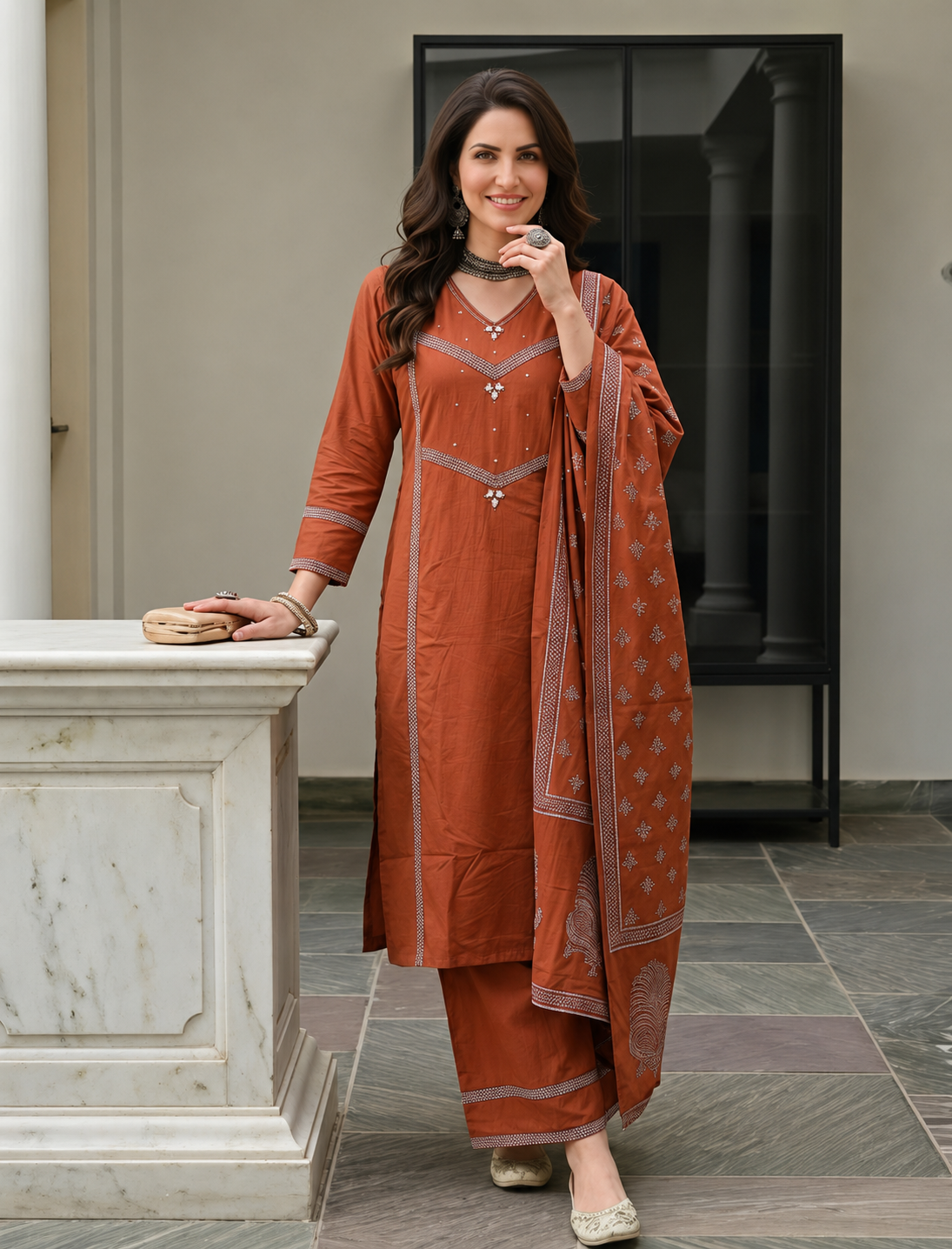 Ethnic Suit Set for Festive & Casual Wear