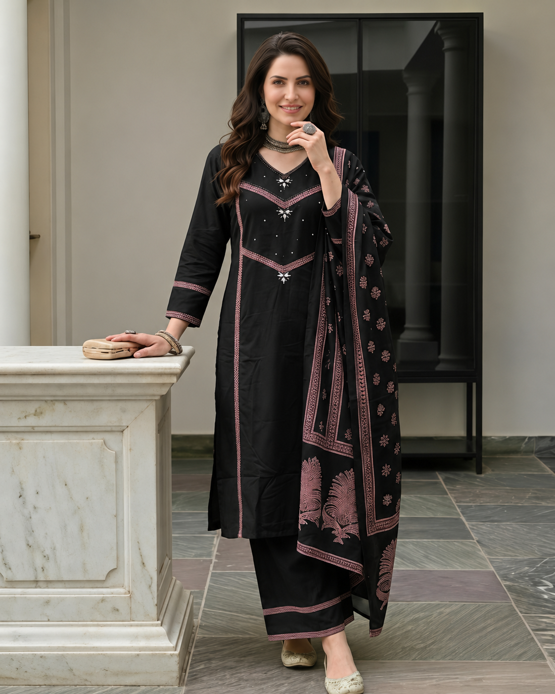 Ethnic Suit Set for Festive & Casual Wear