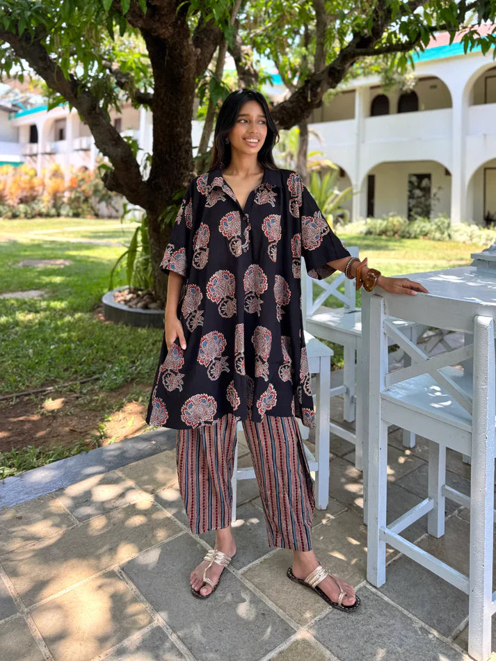 WOMEN CASUAL PRINTED CO-ORD SET