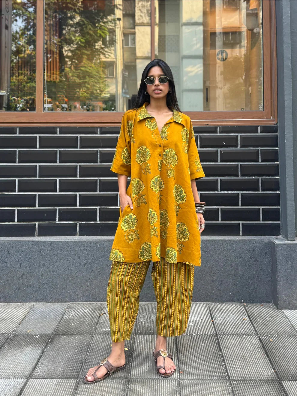 WOMEN CASUAL PRINTED CO-ORD SET