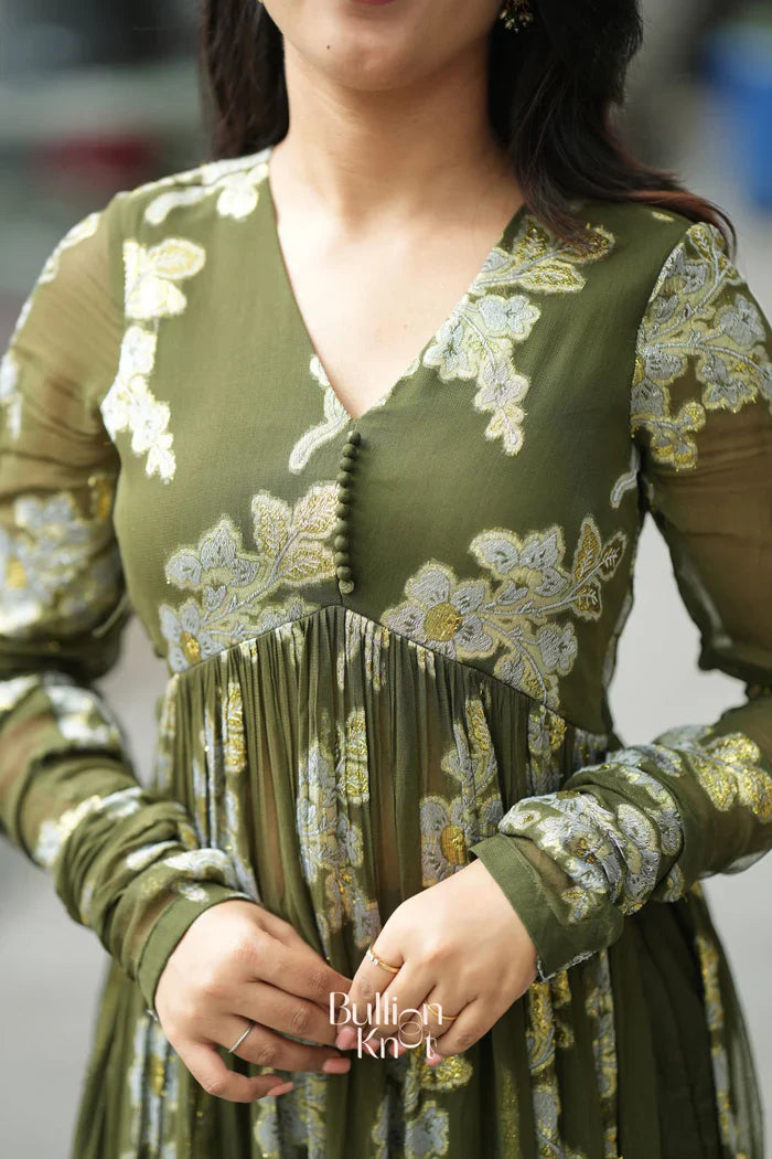 Kurta Set in Olive