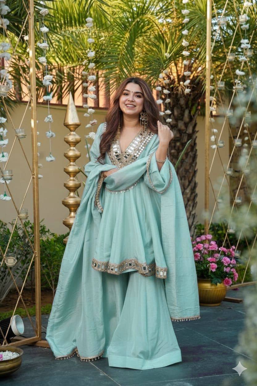 Women’s Ethnic Sharara Set